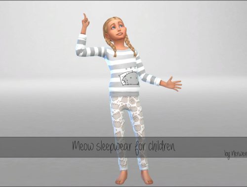 Meow Sleepwear Set