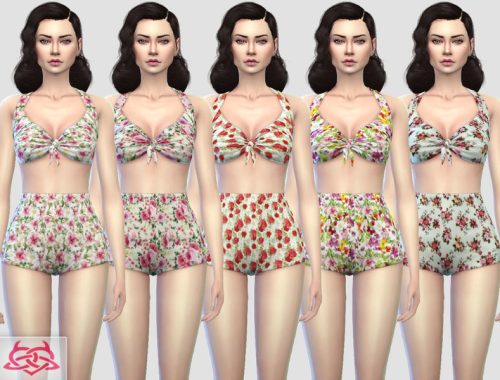 Pin up Swimwear 1 RECOLOR 3 (Needs mesh)
