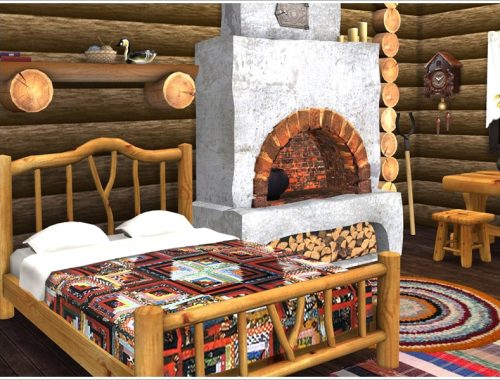 Forest hut set