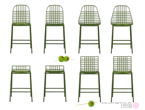 Olive Juice Bar Stool Set