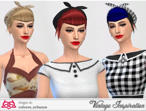 Set retro / alternative hair / bandana