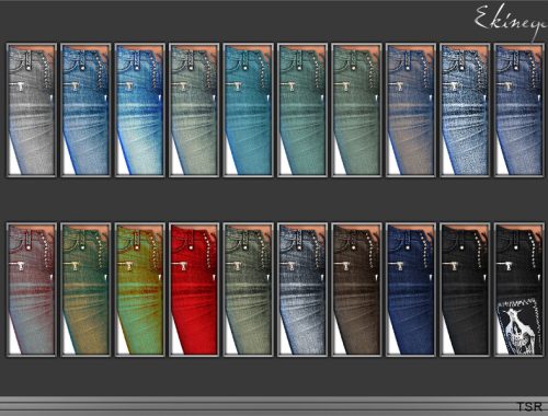 Lace-Up Skinny Jeans