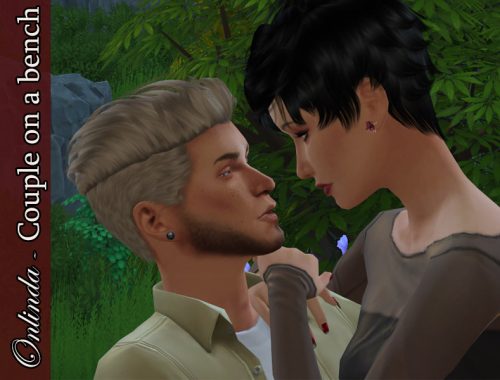 Couple on a bench - Pose Pack