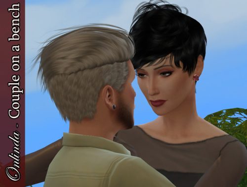 Couple on a bench - Pose Pack