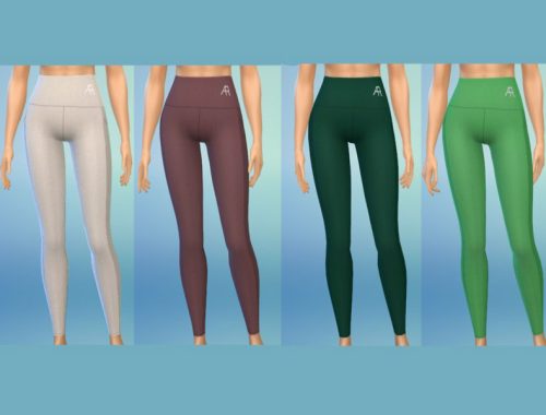 Eliza Highwaisted gym legging - Spa Day needed