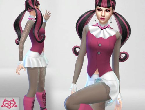 Draculaura set clothes / boots