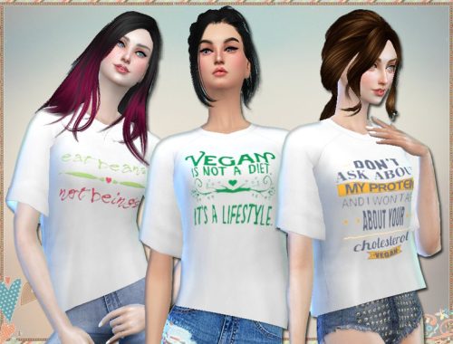 Vegan Tees - mesh needed