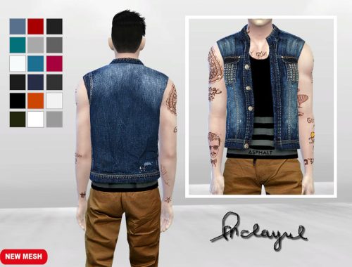 Rebels Beat Denim Vest