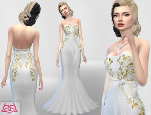 Wedding Dress 4 RECOLOR 1 (Needs mesh)