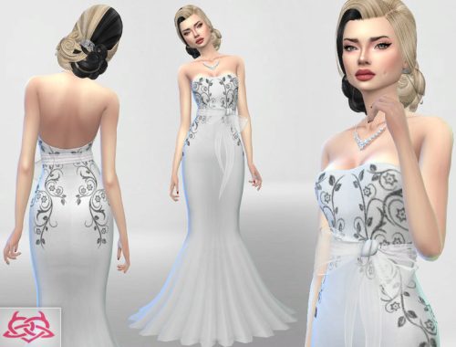Wedding Dress 4 RECOLOR 1 (Needs mesh)