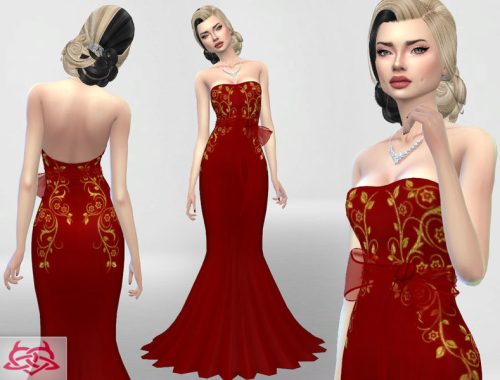 Wedding Dress 4 RECOLOR 1 (Needs mesh)