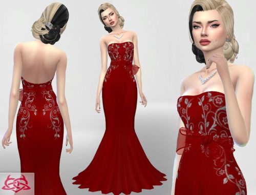 Wedding Dress 4 RECOLOR 1 (Needs mesh)