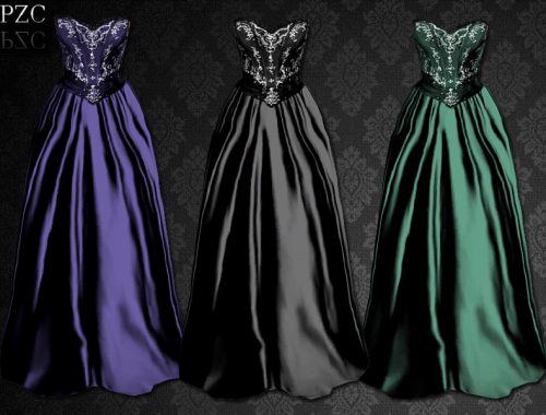 PZC_Draculas Bride Dress for Halloween