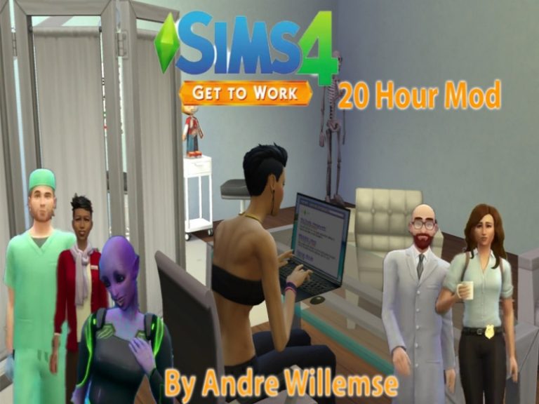 get to work sims 4 mod