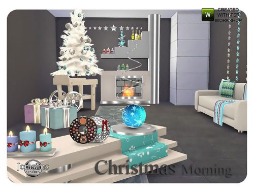 Christmas morning living