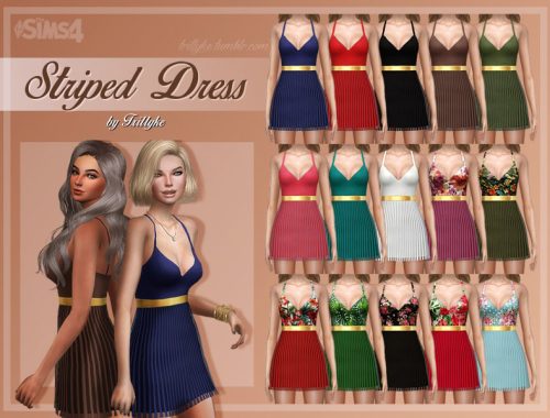 Trillyke - Striped Dress