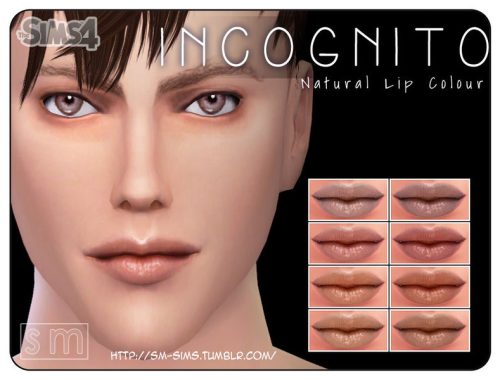 [ Incognito ] - Natural Lip Colour MandF