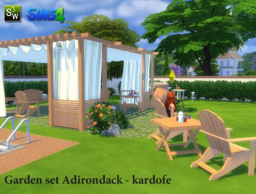 kardofe_Garden set Adirondack