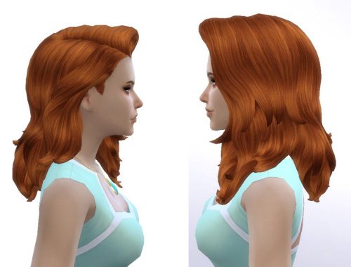 Long flipped (Hair) retexture - Cool Kitchen SP needed