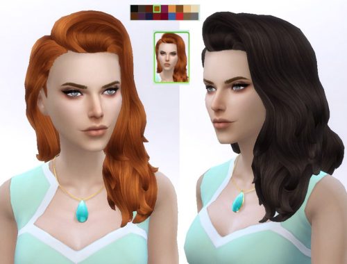 Long flipped (Hair) retexture - Cool Kitchen SP needed