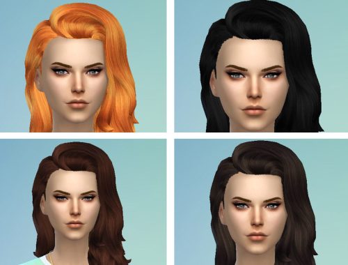 Long flipped (Hair) retexture - Cool Kitchen SP needed