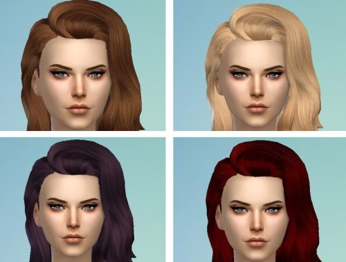 Long flipped (Hair) retexture - Cool Kitchen SP needed