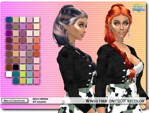 Wings Hair ont1201F Recolor - mesh needed