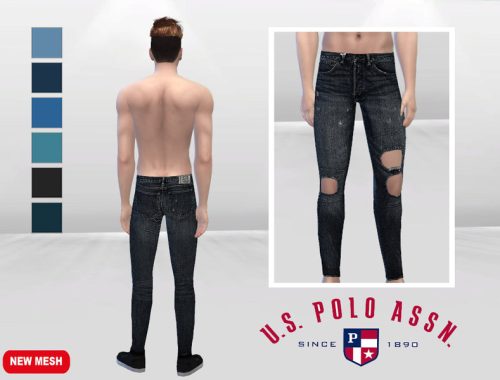 Apex Holed Denim Jeans