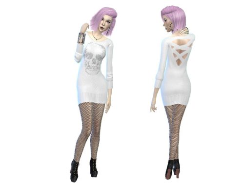 Glitter Skull Sweater