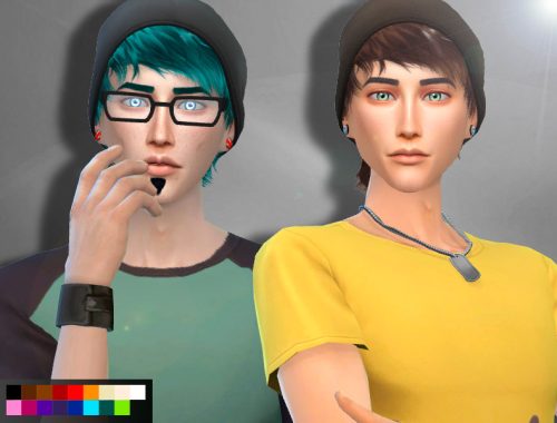 Genius Retexture Hair Stealthic Psycho - mesh needed