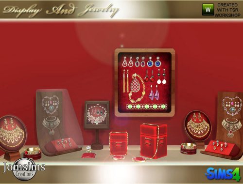Display and jewelry set