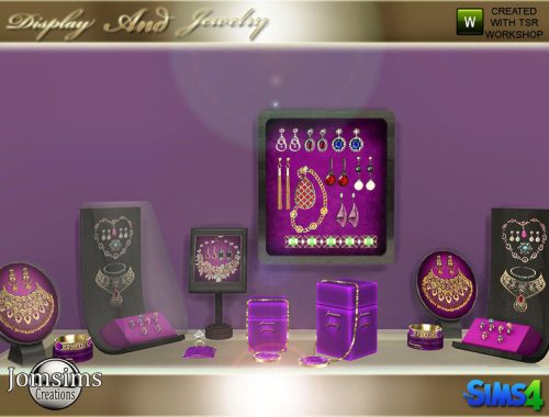 Display and jewelry set