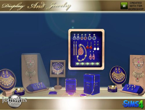 Display and jewelry set