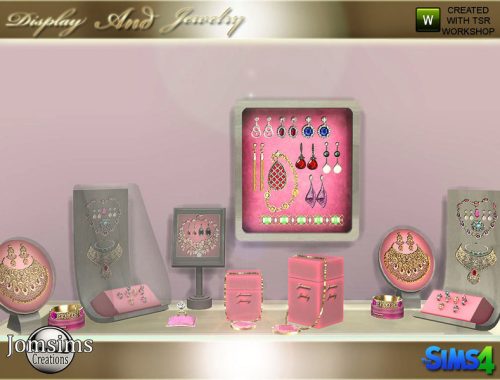 Display and jewelry set