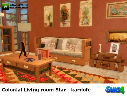 kardofe_Colonial Living room Star