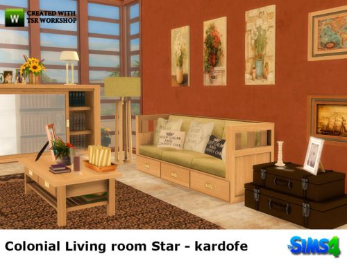 kardofe_Colonial Living room Star
