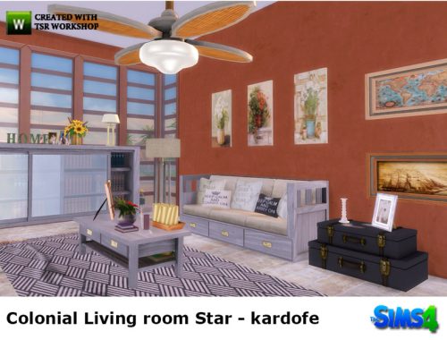 kardofe_Colonial Living room Star