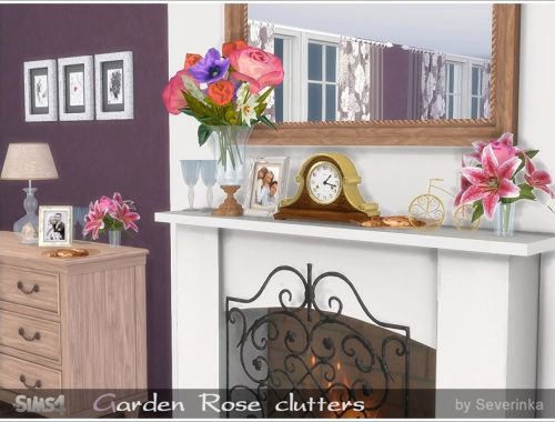 Garden Rose clutters