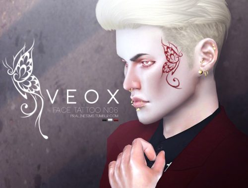 VEOX Face Tattoo N06
