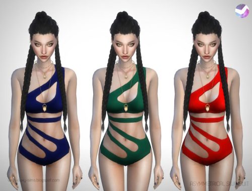 Asymmetrical Swimsuit