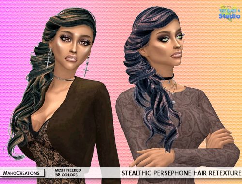 Stealthic Persephone Hair Retexture - mesh needed