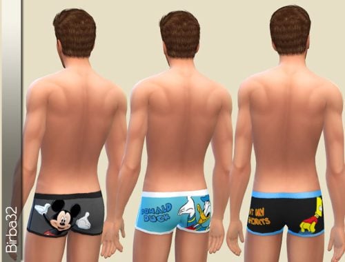 Underwear cartoon