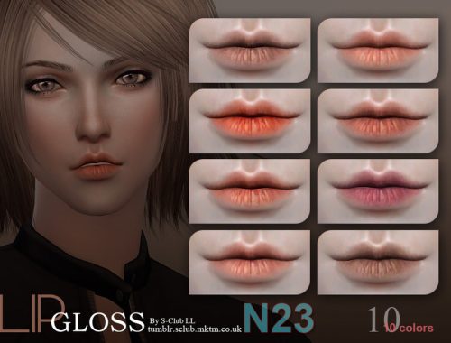 S-Club LL thesims4 Lipstick 23
