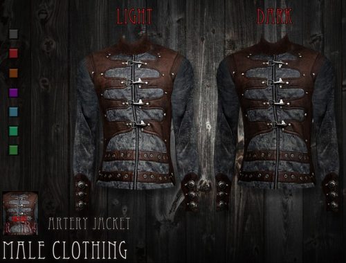 Artery jacket - male clothing