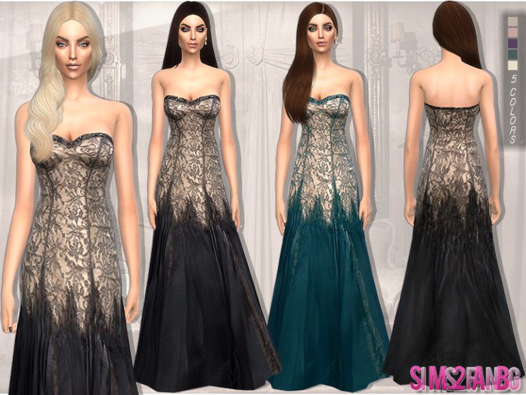 100 - Golden Gown - The Sims 4 Catalog