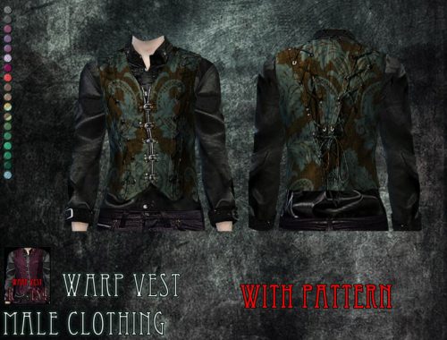 Warp vest - male clothing (get together required)