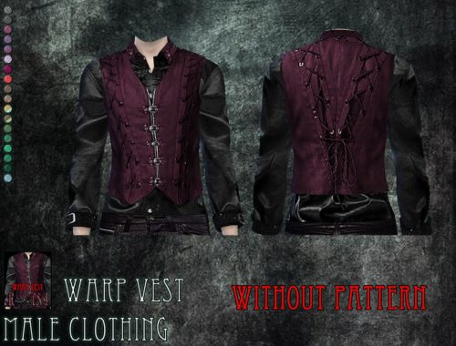 Warp vest - male clothing (get together required)