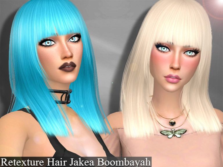 Genius Retexture Hair Jakea Boombayahneed Mesh The Sims 4 Catalog 6474