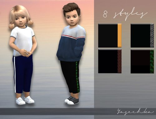 Yasechka Toddler Trousers with stripes