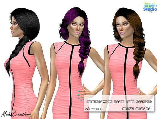 Nightcrawler Pearl Hair Recolor - mesh needed